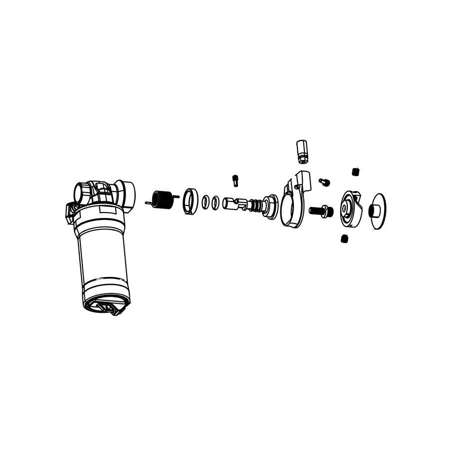 RockShox SuperDeluxe Reservoir Assembly (A1+) 62mm
