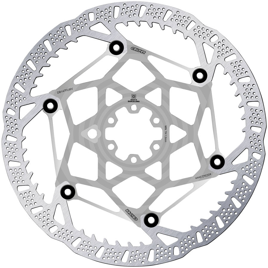 Galfer Shark Evo Disc Brake Rotor - 223mm x 2.0mm 6-Bolt Raw
