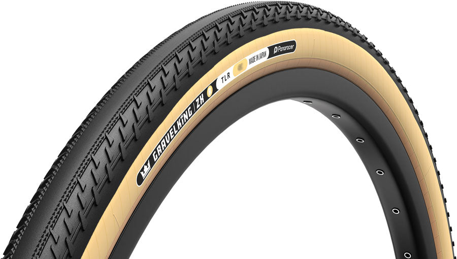 Panaracer GravelKing ZX R Tire - 700 x 45 Tubeless Folding Black/Amber