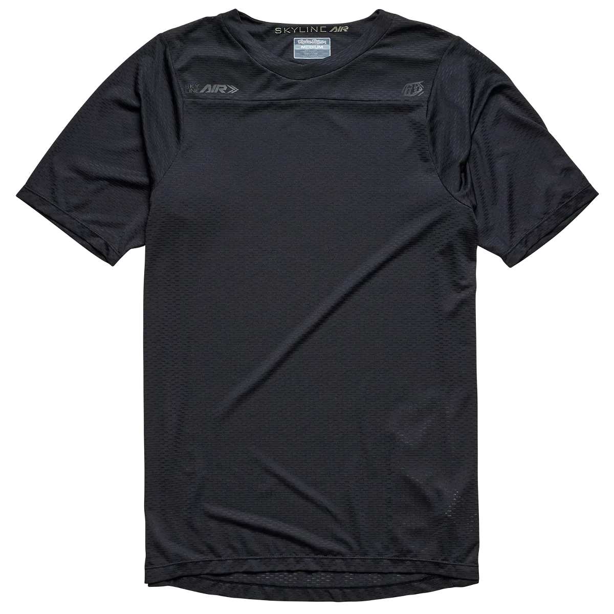 Skyline Air Short Sleeve Jersey Mono Black - BLACK / MD