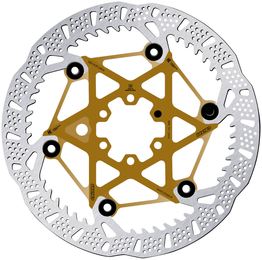 Galfer Shark Evo Disc Brake Rotor - 180mm x 2.0mm 6-Bolt Kashima