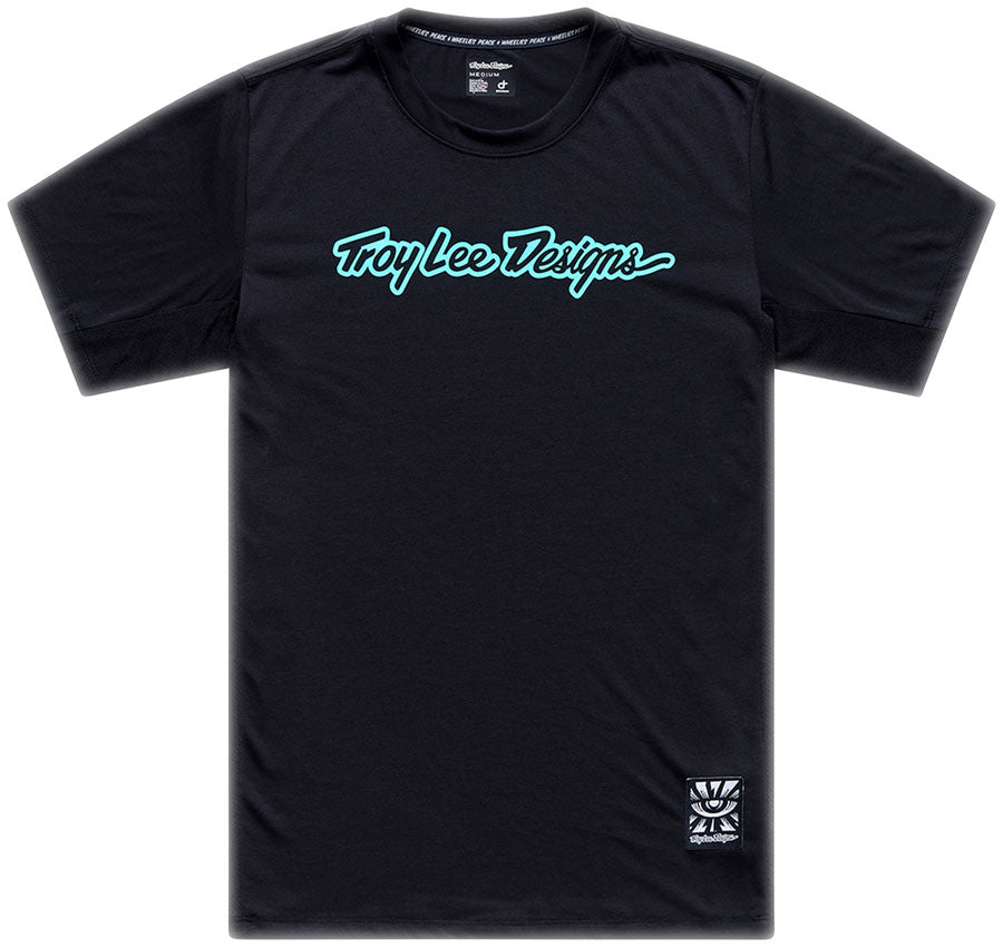 Skyline Ride SS Tee Signature Black / Real Teal - SM