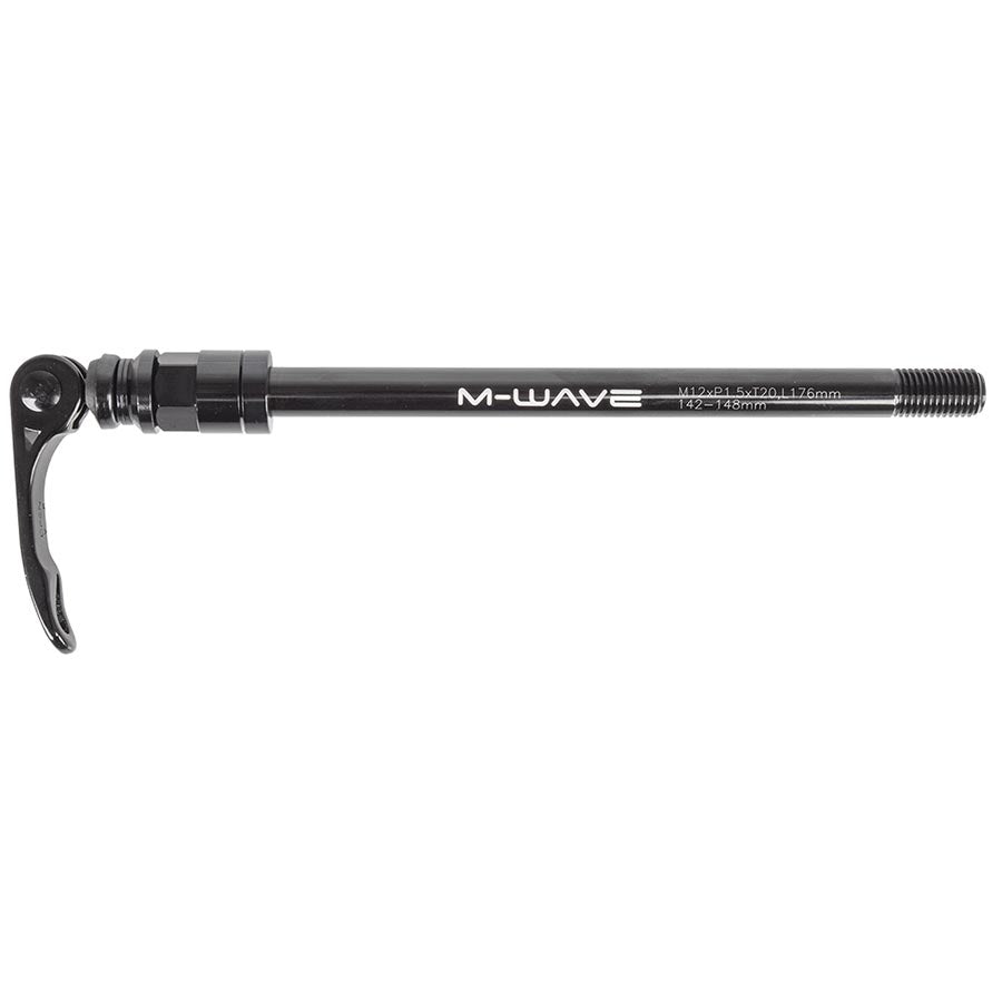 M-Wave Stalwart 176mm Thru Axle Rear 12x142mm TA Length: 176mm Thread Length: 20mm Thread Pitch: M12x1.75 Stalwart trailer