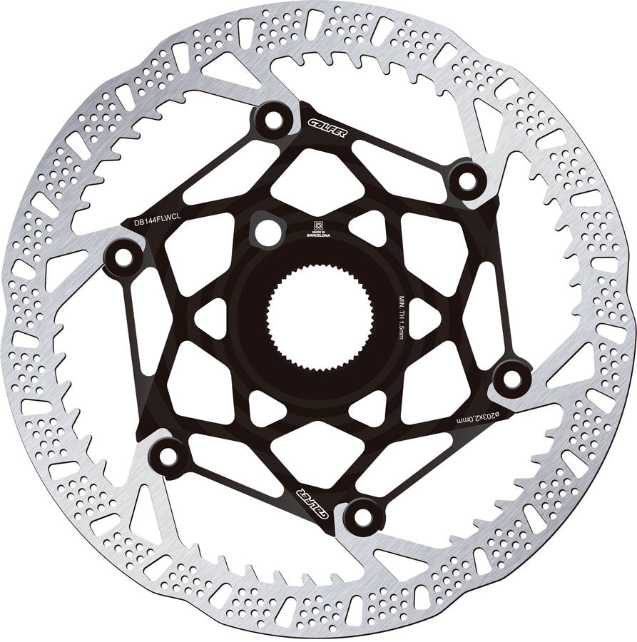 Galfer Shark Evo Disc Brake Rotor - 203mm x 2.0mm Centerlock Black