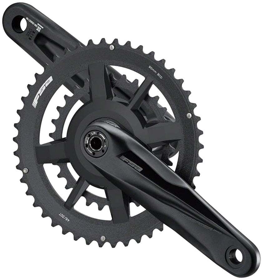 Full Speed Ahead Gossamer Pro AGX+ 2x Crankset  - 165mm 11-Speed 48/32t DM/90 BCD 24mm MegaExo Spindle N11 BLK