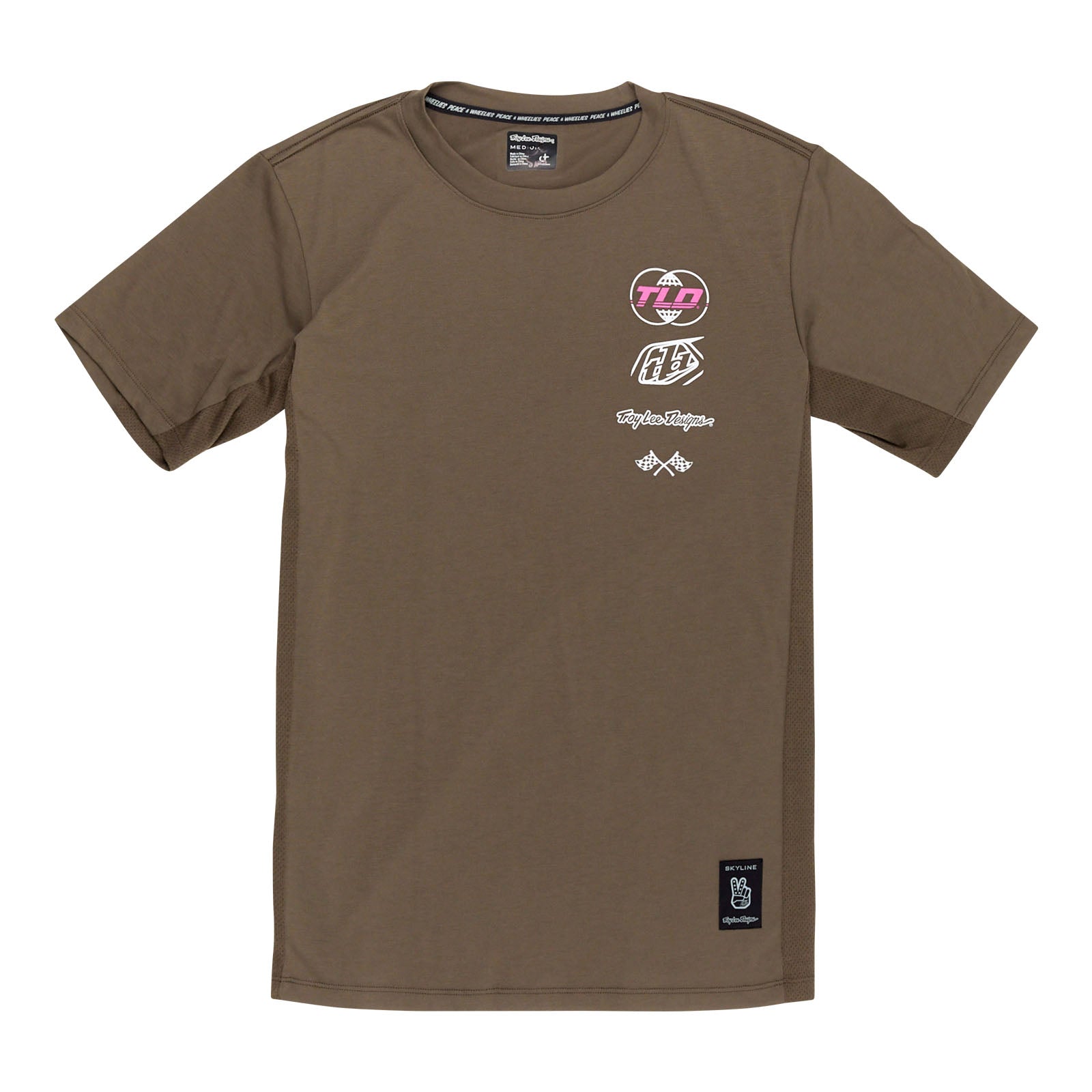 Skyline Short Sleeve Ride Tee Worldwide Caper - MD