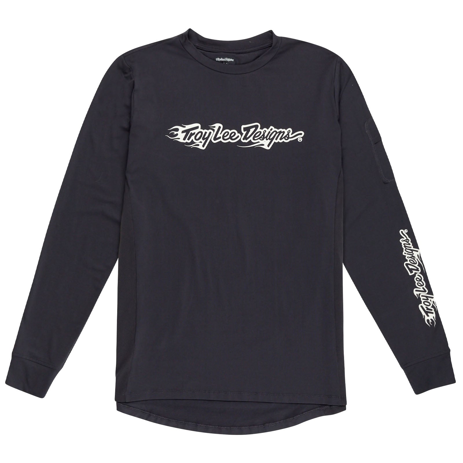 Ruckus Long Sleeve Ride Tee Burn Out Carbon - CARBON / MD