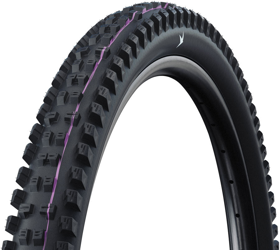 Schwalbe Tacky Chan Tire - 27.5 x 2.50 Tubeless Folding BLK Pro Gravity Ultra Soft Radial E-50