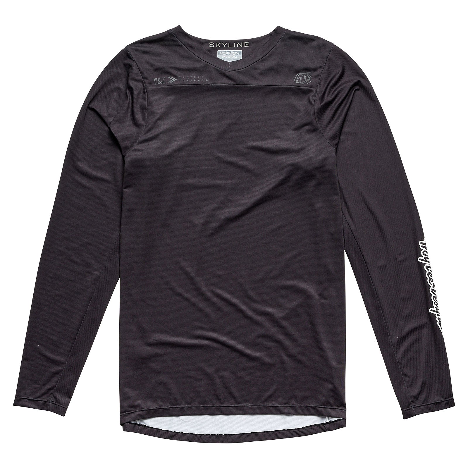 Skyline LS Jersey Mono Black - BLACK / SM
