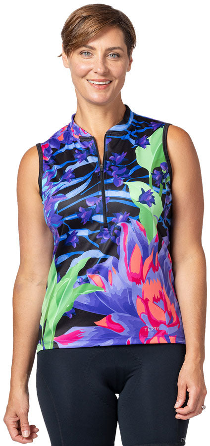 Terry Breakaway Mesh Sleeveless Jersey - Rio Medium