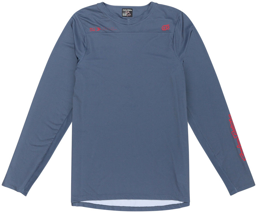 Skyline Long Sleeve Jersey Mono Steel Blue - MD