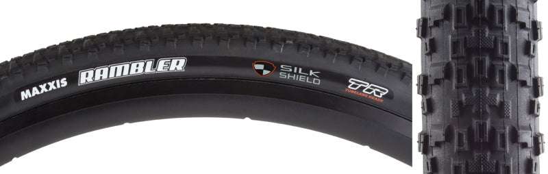 Pneu Maxxis Gravel Rambler Silkshield T/R 700x38 - Tubeless Ready - VTT Gravel