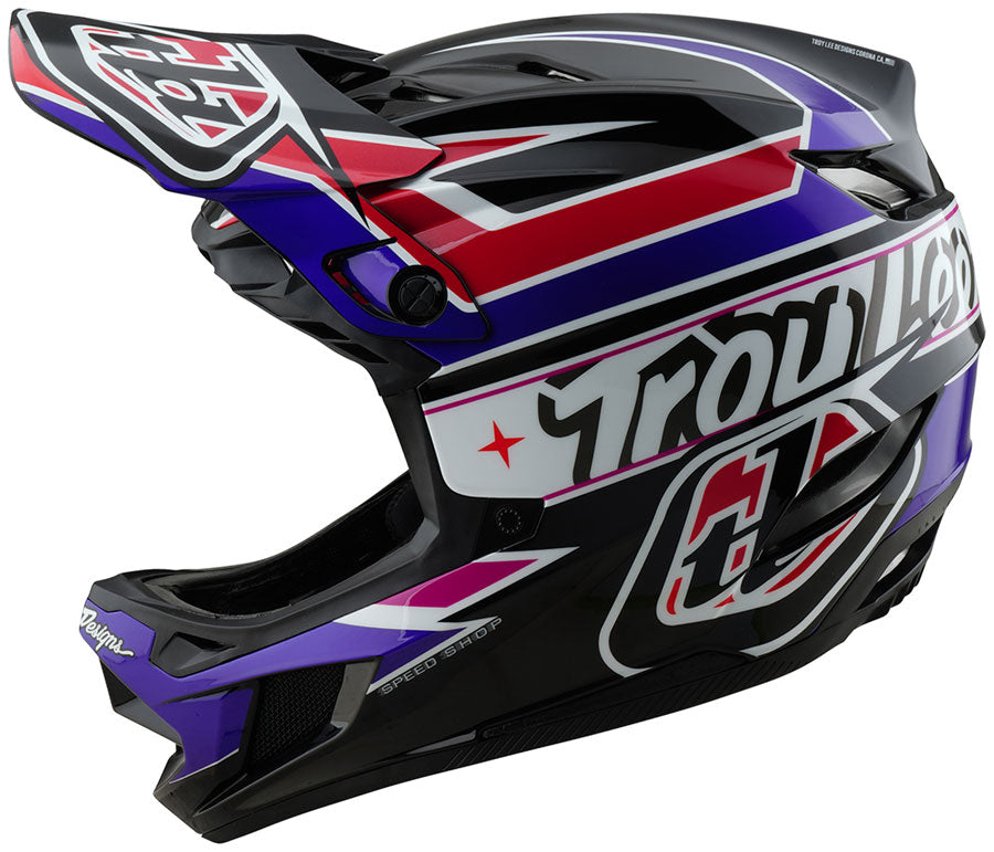 D4 Polyacrylite Helmet Linear Black - BLACK / LG