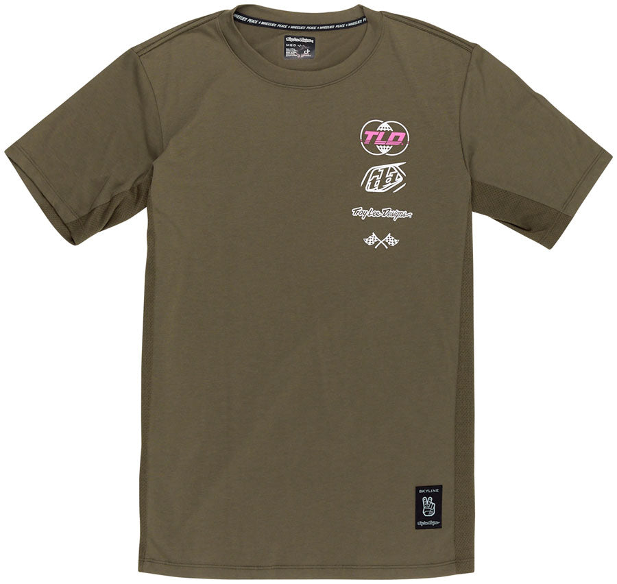 Skyline Short Sleeve Ride Tee Worldwide Caper - SM