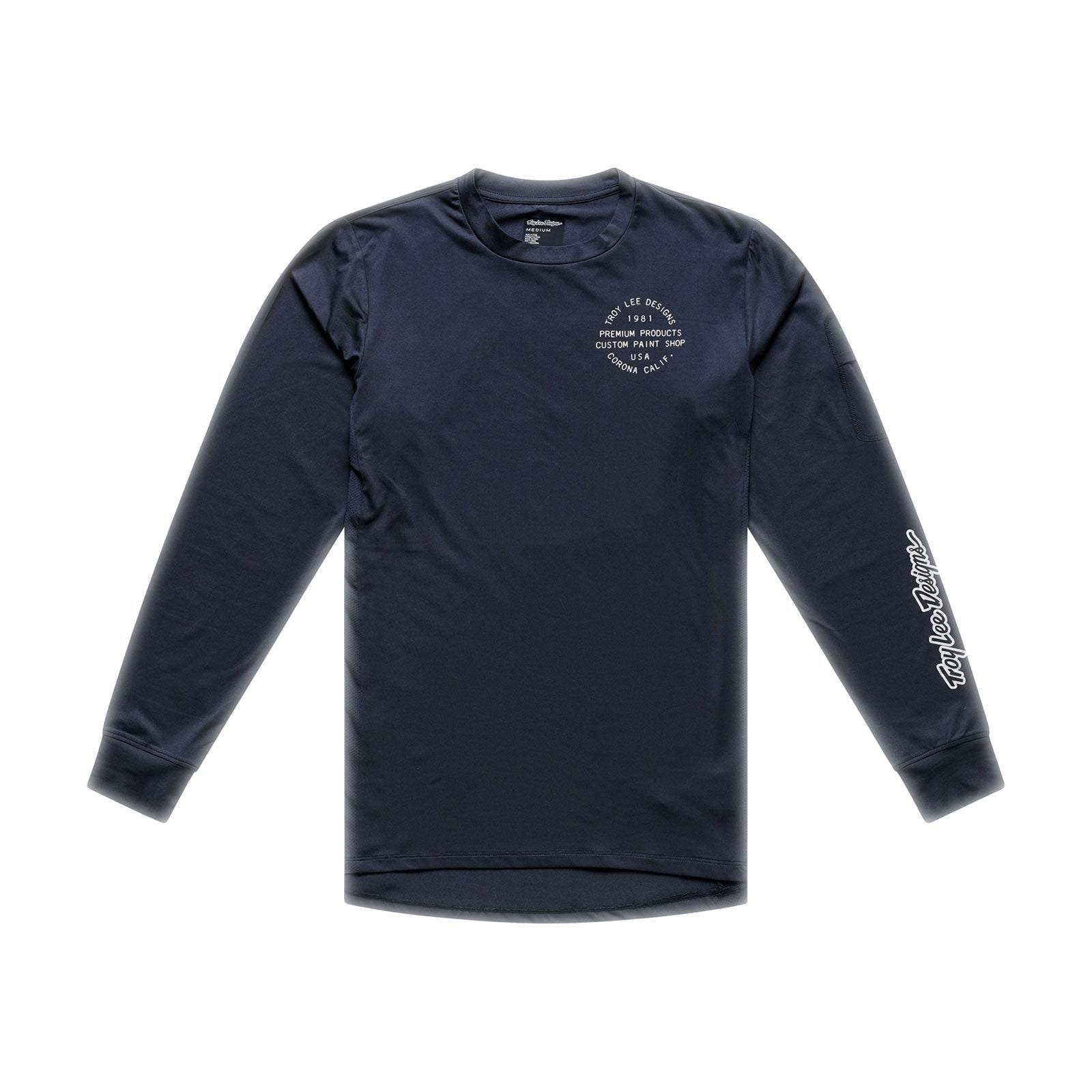 Ruckus Ride LS Tee Pressed Carbon - CARBON / SM