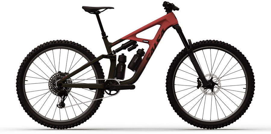 Salsa BLKthorn 125 C Eagle 90 Transmission Bike - 29" Carbon Dark Umber/Canyon Red Small
