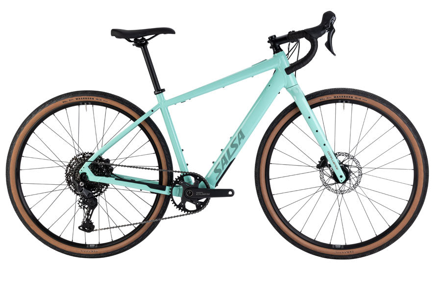 Salsa Confluence Drop Bar Cues 11 eBike - 700c Aluminum Spearmint Green 55cm