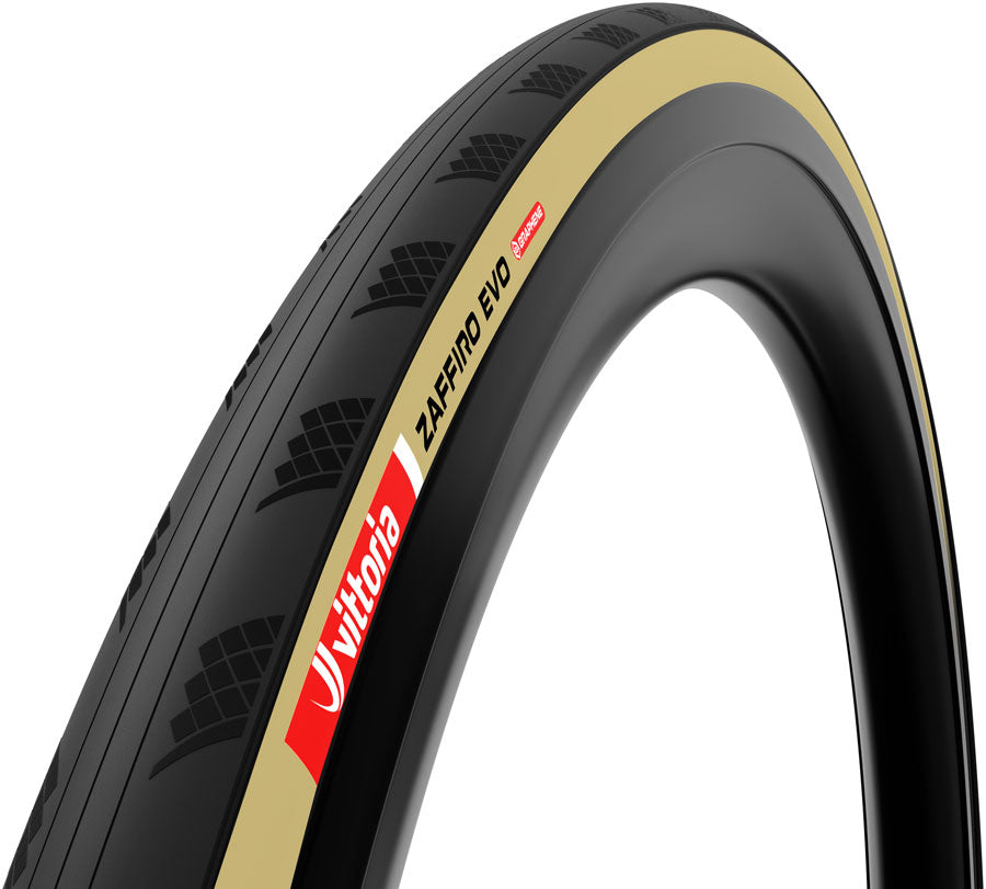Vittoria Zaffiro EVO V Tire - 700 x 28 Clincher Folding BLK/Tan 1C Graphene G2.0
