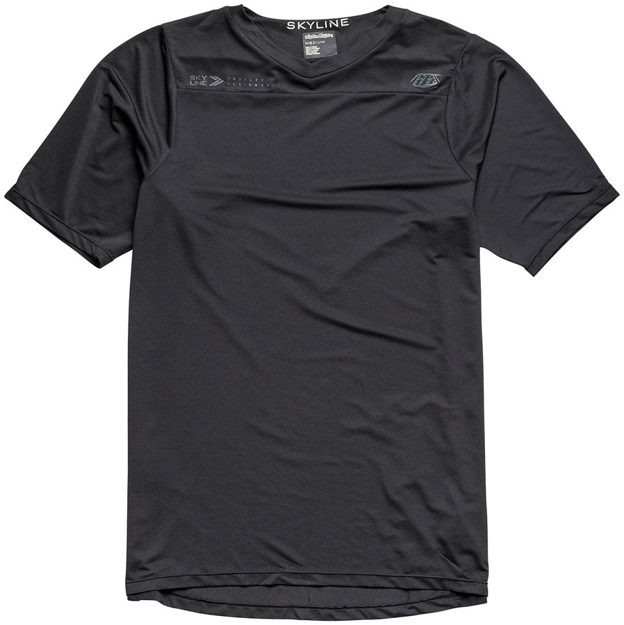 Skyline Short Sleeve Jersey Mono Black - BLACK / SM