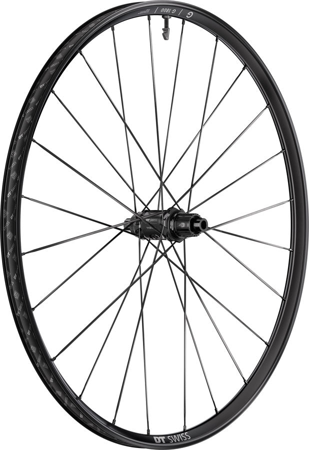 DT Swiss G 1800 Spline 20 Rear Wheel - 700 12 x 142mm Center-Lock Micro Spline 12R LN 36 SL BLK