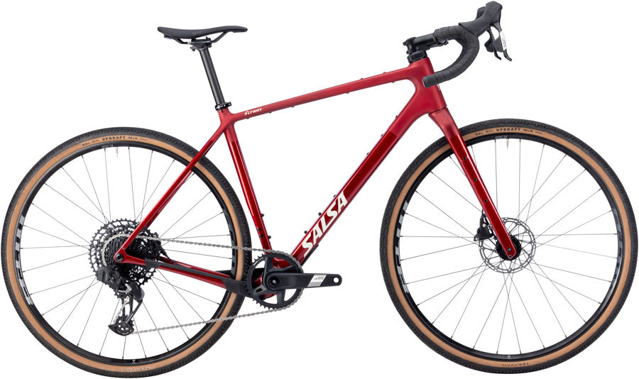 Salsa Flyway C Apex Eagle AXS 12 Bike - 700c Carbon Canyon Red Medium
