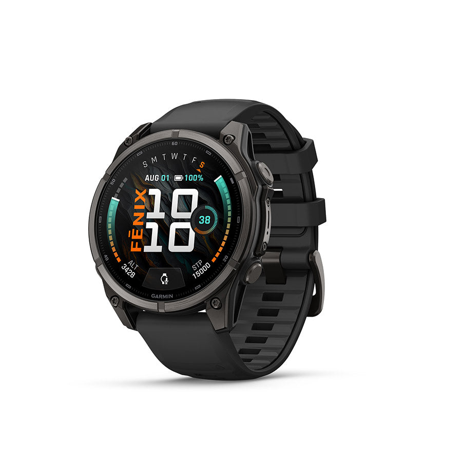 Garmin fenix 9 47mm Watch Watch Color: Black Wristband: Black - Silicone