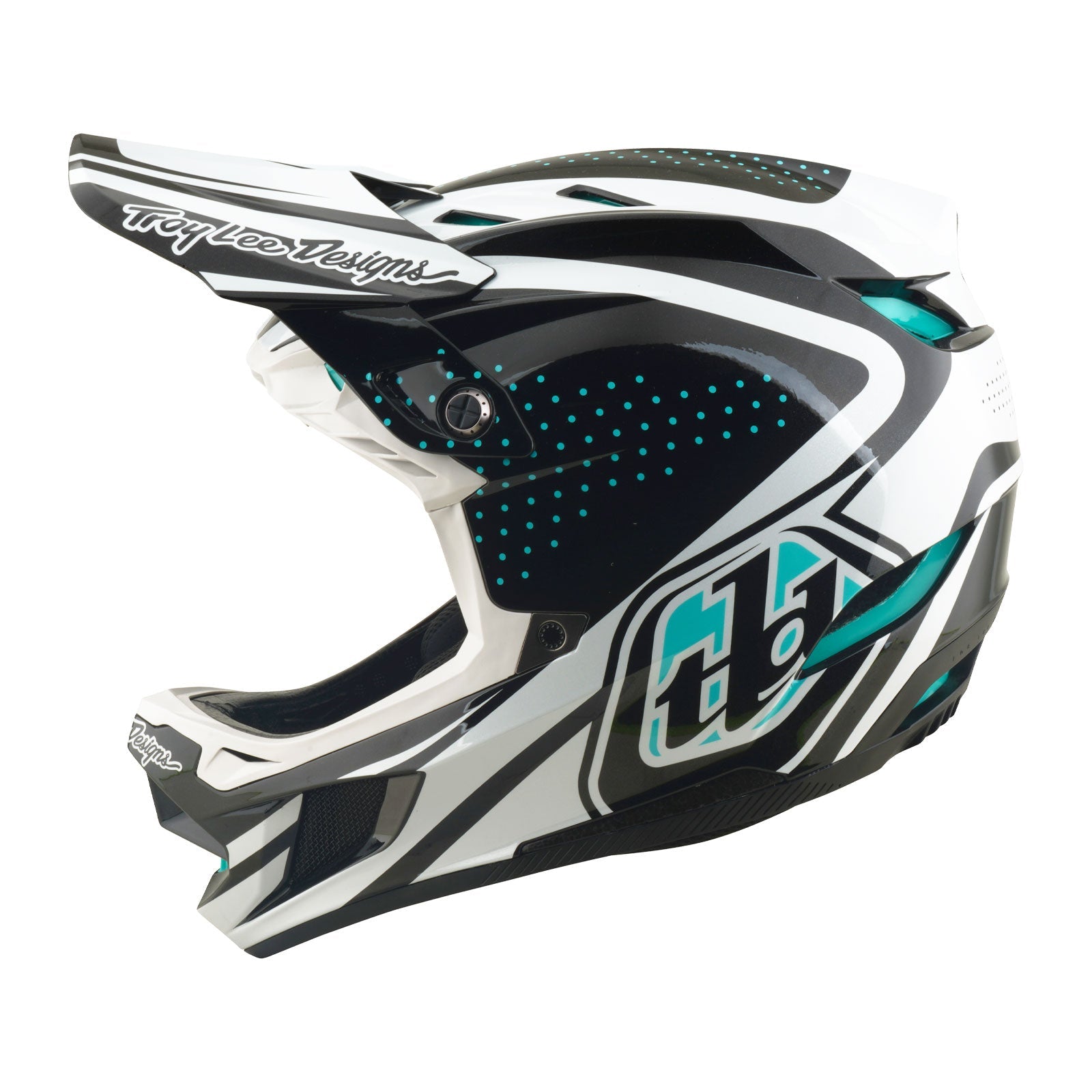 D4 Polyacrylite Helmet the Line Charcoal / White - XS