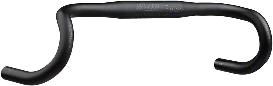 Teravail Radia 12 SE Drop Handlebar - Aluminum 31.8mm 46cm Black