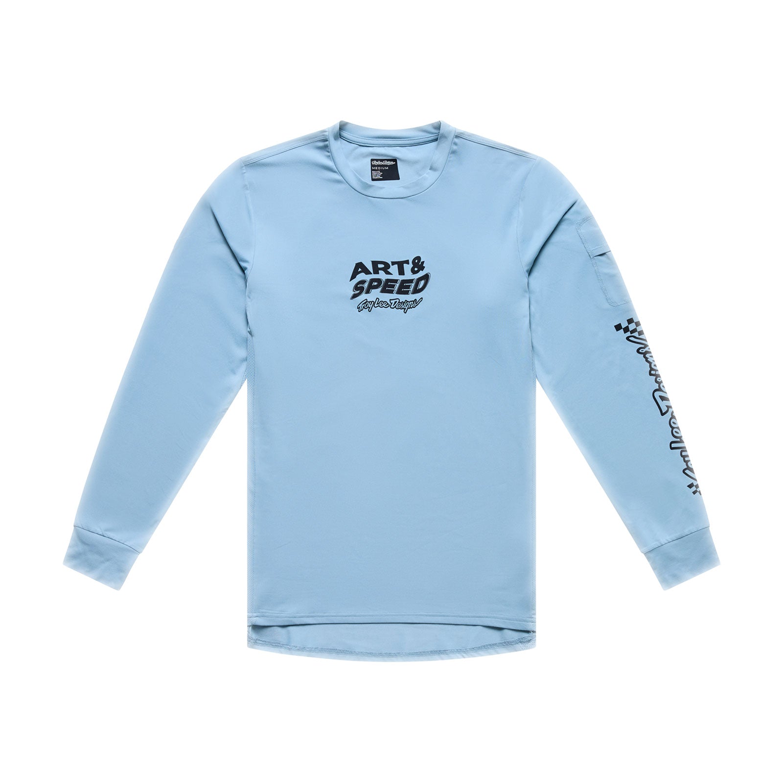 Ruckus Ride LS Tee Waves Dawn Blue - SM
