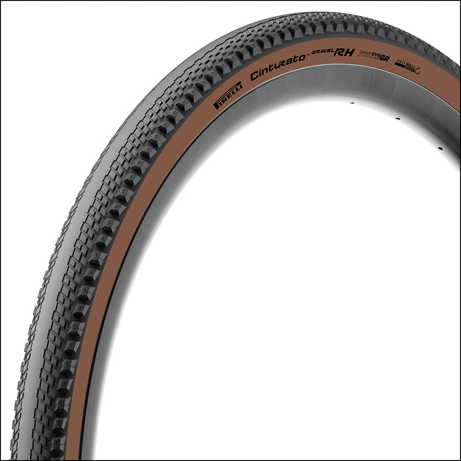 Pirelli Cinturato Gravel RH HP-Line Gravel Tire 700x55C Folding Tubeless Ready SmartEVO GR ProWALL Gravel 120TPI Tanwall