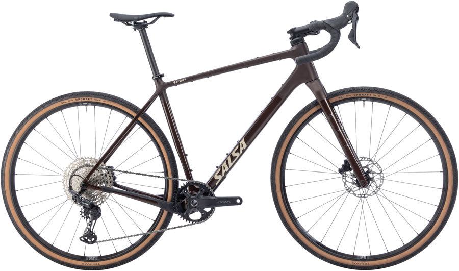 Salsa Flyway C GRX 610 12 Bike - 700c Carbon Dark Umber Medium/Large