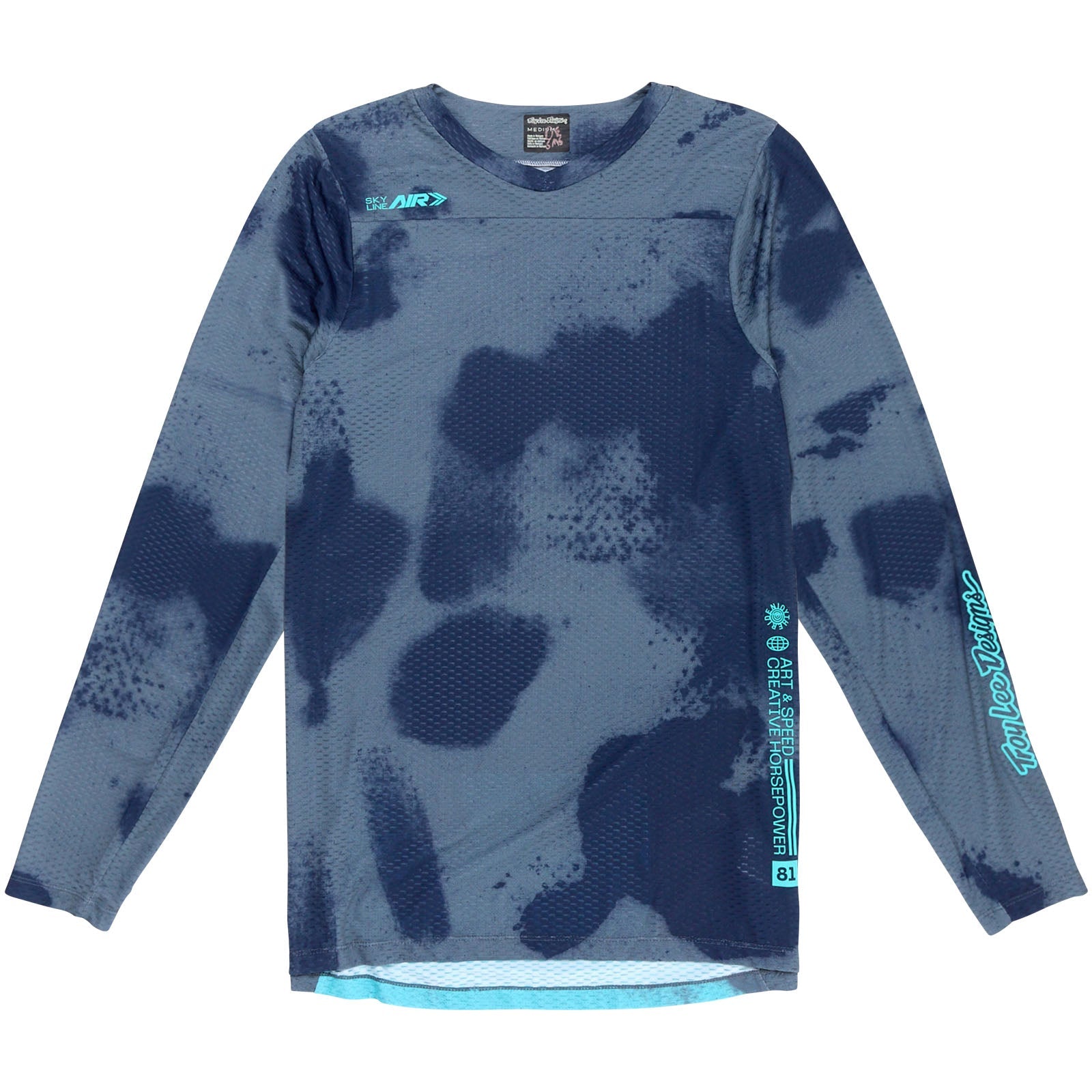 Skyline Air Long Sleeve Jersey Flared Steel - STEEL / LG