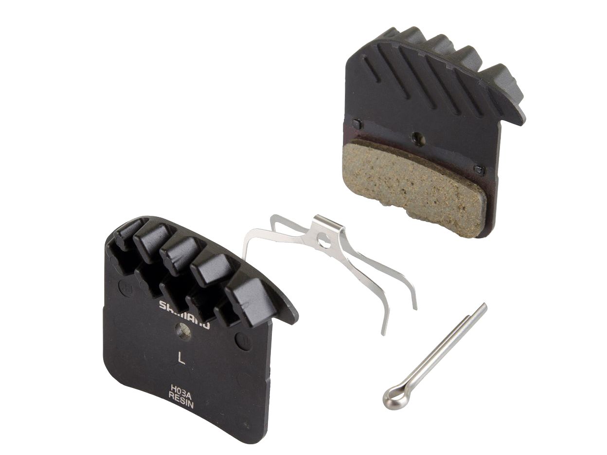 Shimano H03A-RF Disc Brake Pad Spring - Resin Compound Finned Alloy Ba