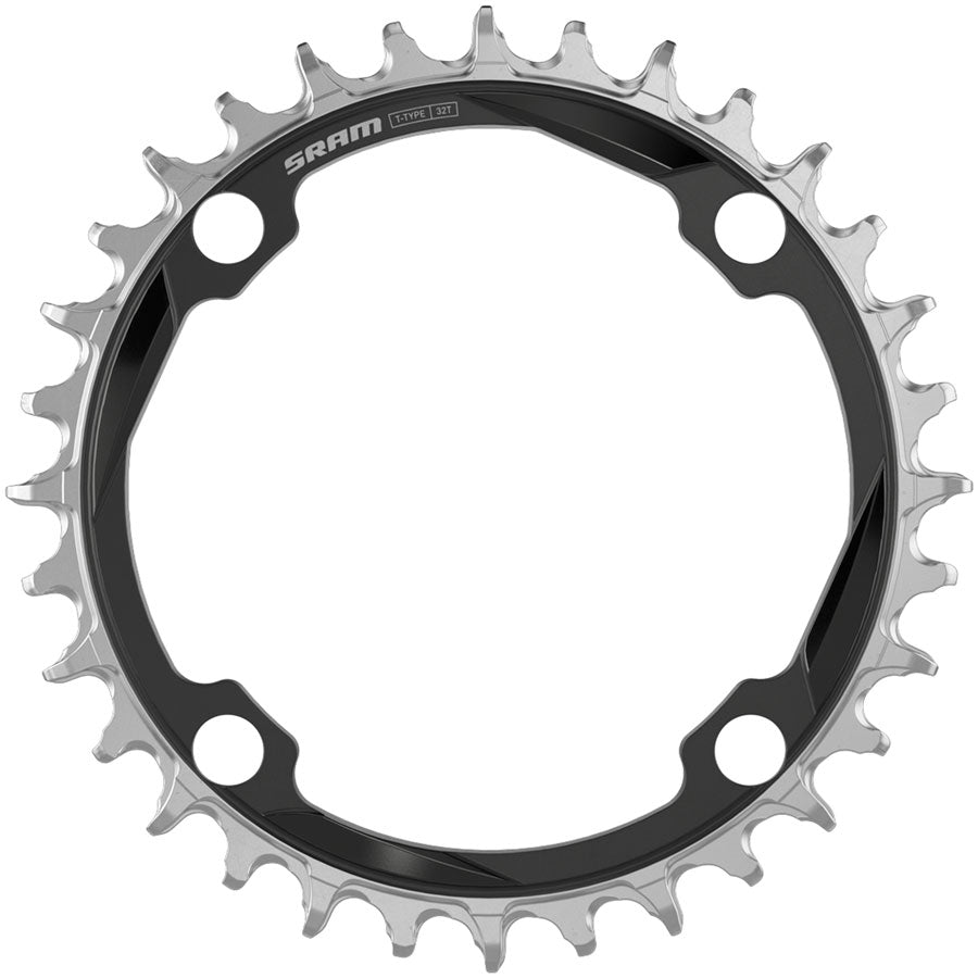 SRAM XX Downhill T-Type Chainring - 32t 12-Speed 104mm BCD 3mm Offset CNC Aluminum BLK