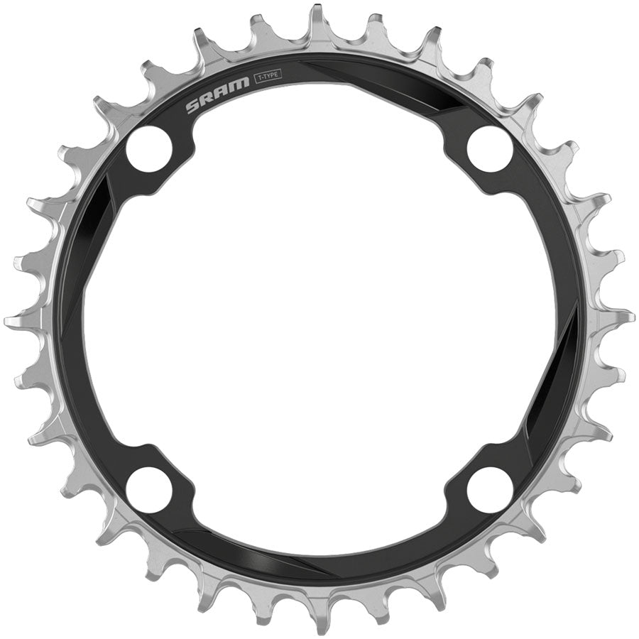 SRAM XX Downhill T-Type Chainring - 36t 12-Speed 104mm BCD 3mm Offset CNC Aluminum BLK