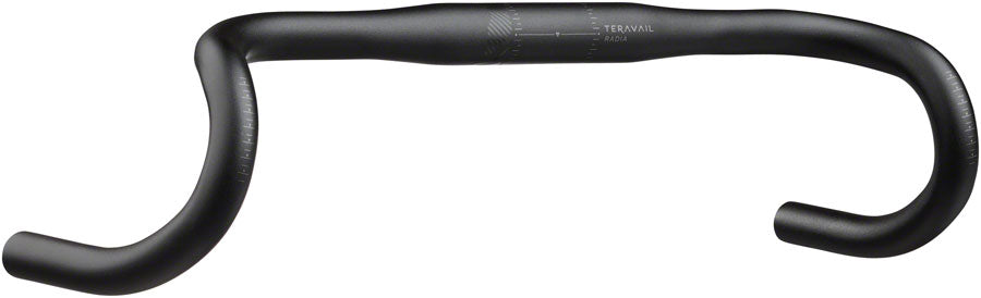 Teravail Radia 12 Drop Handlebar - Aluminum 31.8mm 46cm Black