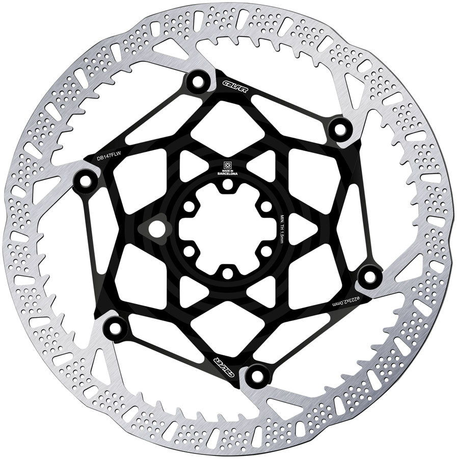 Galfer Shark Evo Disc Brake Rotor - 223mm x 2.0mm 6-Bolt Black