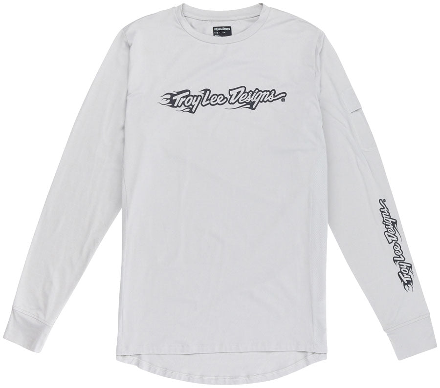 Ruckus Long Sleeve Ride Tee Burn Out Mist - MIST / SM