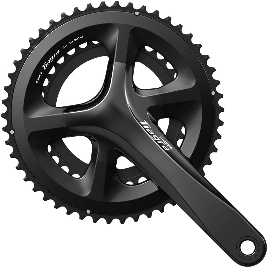 Shimano Tiagra FC-4000 Crankset - 172.5mm 11-Speed 50/34t 110 Asymmetric BCD BLK