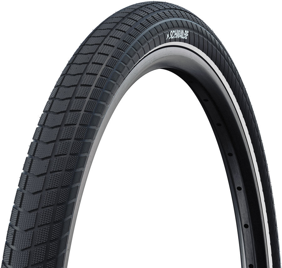 Schwalbe Motion Super Moto-X Tire - 20 x 2.15 Clincher Wire BLK/Reflex Standard GreenGuard DB Defense Addix Green E-50