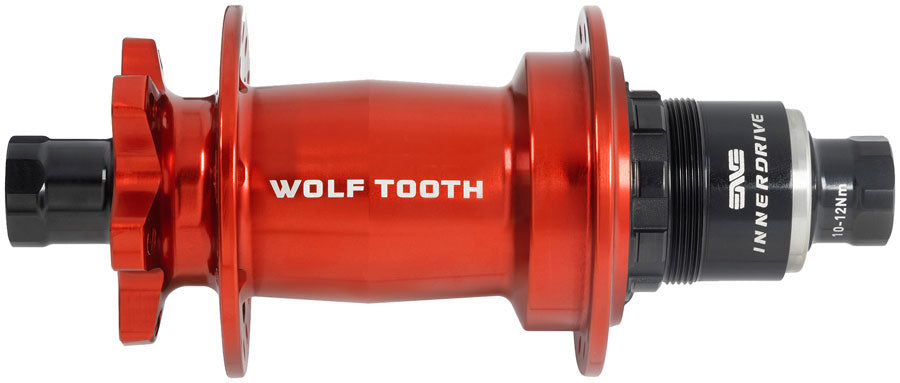 Wolf Tooth Mountain Rear Hub - 12 x 148mm 6-Bolt XD Innerdrive Ratchet 60 Red J-Bend 28H