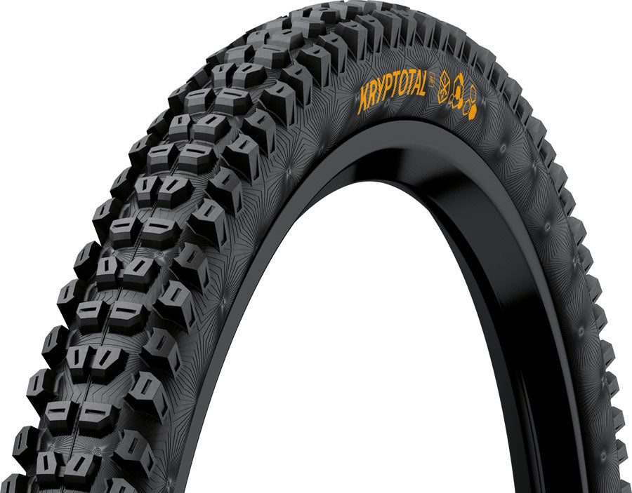 Continental Kryptotal Rear Tire - 27.5 x 2.40 Tubeless Folding BLK Soft Trail Casing E25