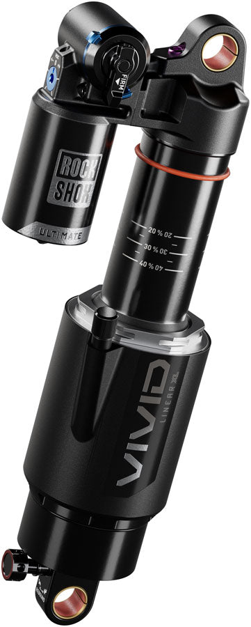 RockShox Vivid Ultimate RC2T Rear Shock - 210 x 55 mm Linear XL Air 2 Tokens Reb 55 / Comp 34 L/O 45 Standard D1