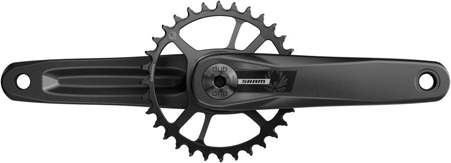 SRAM S200 Eagle Fatbike Crankset - 170mm 30t Steel -4mm Offset Chainring Aluminum Crankarms DUB Spindle BLK 76.5mm Chainline B1