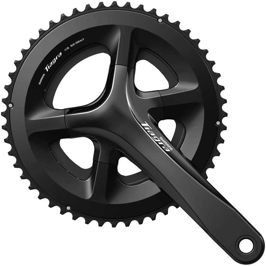 Shimano Tiagra FC-4000 Crankset - 172.5mm 11-Speed 52/36t 110 Asymmetric BCD BLK