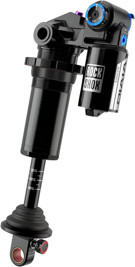 RockShox Vivid Coil Ultimate RC2T Rear Shock - 185 x 55mm Reb 55 / Comp 34 Adj. Hydraulic Bottom Out L/45 Standard Trunnion D1
