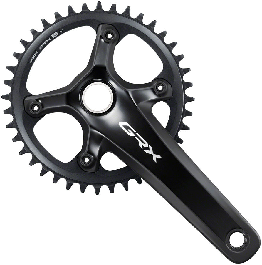 Shimano GRX FC-RX820-1 Crankset - 160mm 12/13-Speed 40t Asymmetric 110  BCD Hollowtech II BLK
