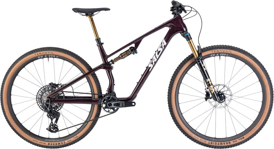 Salsa Spearfish C DLX X0 AXS Transmission Bike - 29" Carbon Deep Orchid Carbon Medium