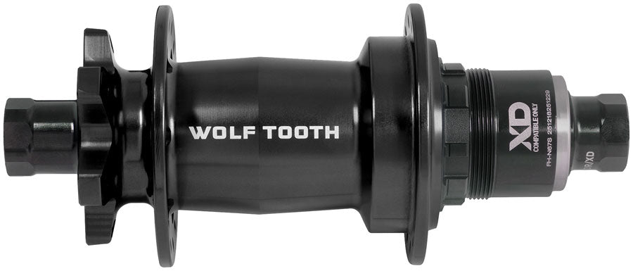Wolf Tooth Mountain Rear Hub - 12 x 148mm 6-Bolt XD Innerdrive Ratchet 60 BLK J-Bend 28H