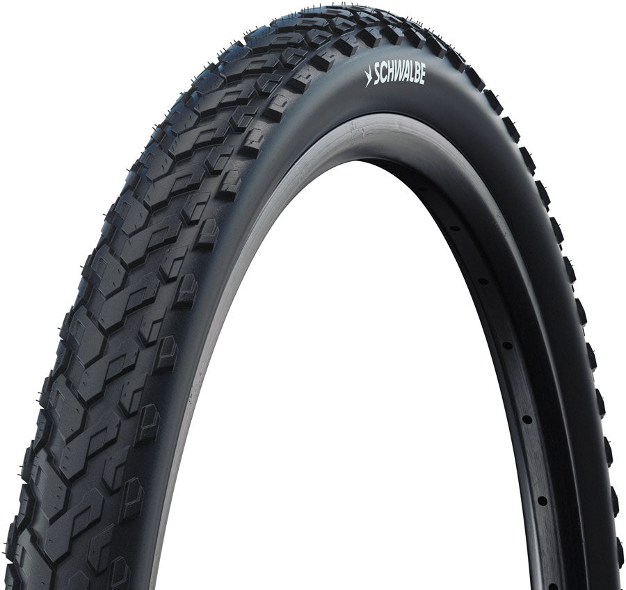 Schwalbe Motion Land Cruiser Tire - 700 x 40 Clincher Wire BLK Standard K-Guard Green E-25